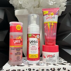 🍊✨ Yes To Grapefruit Glow-Boosting Brightening Set ✨🍊